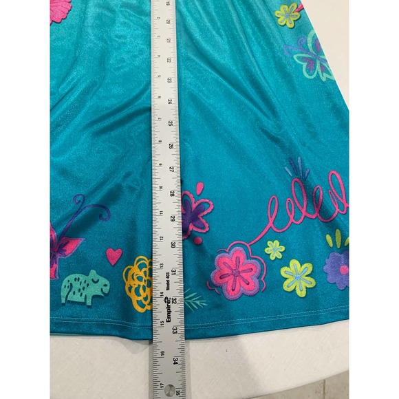Disney Encanto Princess Mirabel Nightgown Pajama Dress Costume Girl Size M (6) - Picture 8 of 9